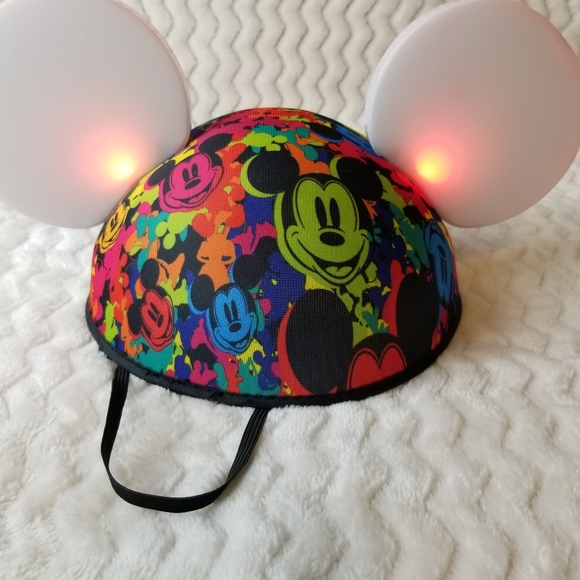 Disney Parks World of Color Glow with The Show Light Up Mickey Ears Hat - Picture 7 of 14